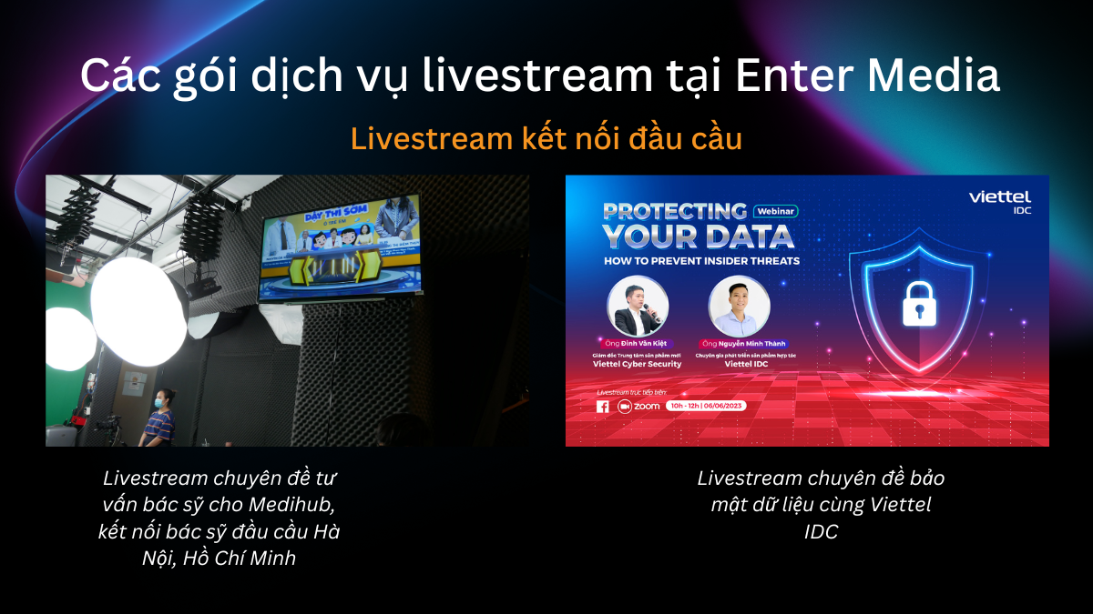 Enter Media livestream kết nối đầu cầu