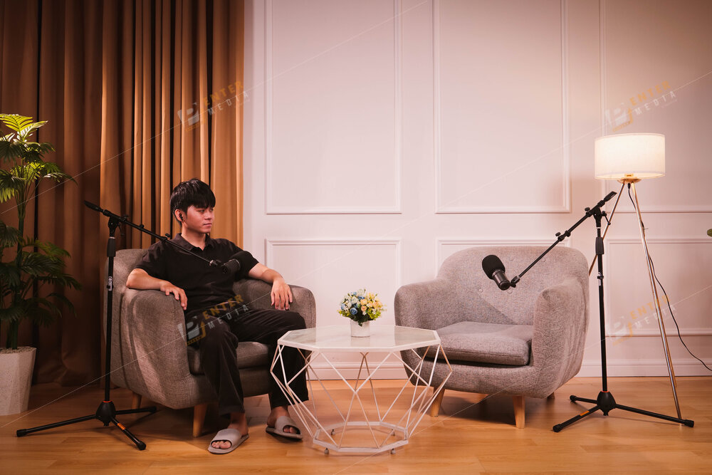 Góc podcast tại Studio 03 Enter Studio